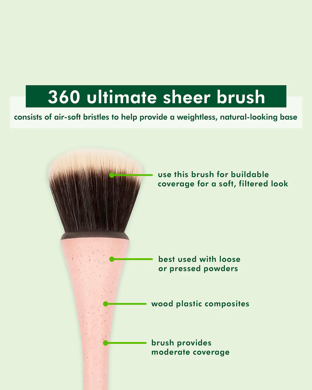 360 Ultimate Sheer Foundation Makeup Brush