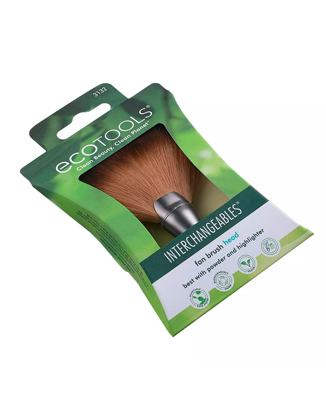Interchangeable Fan Brush Head