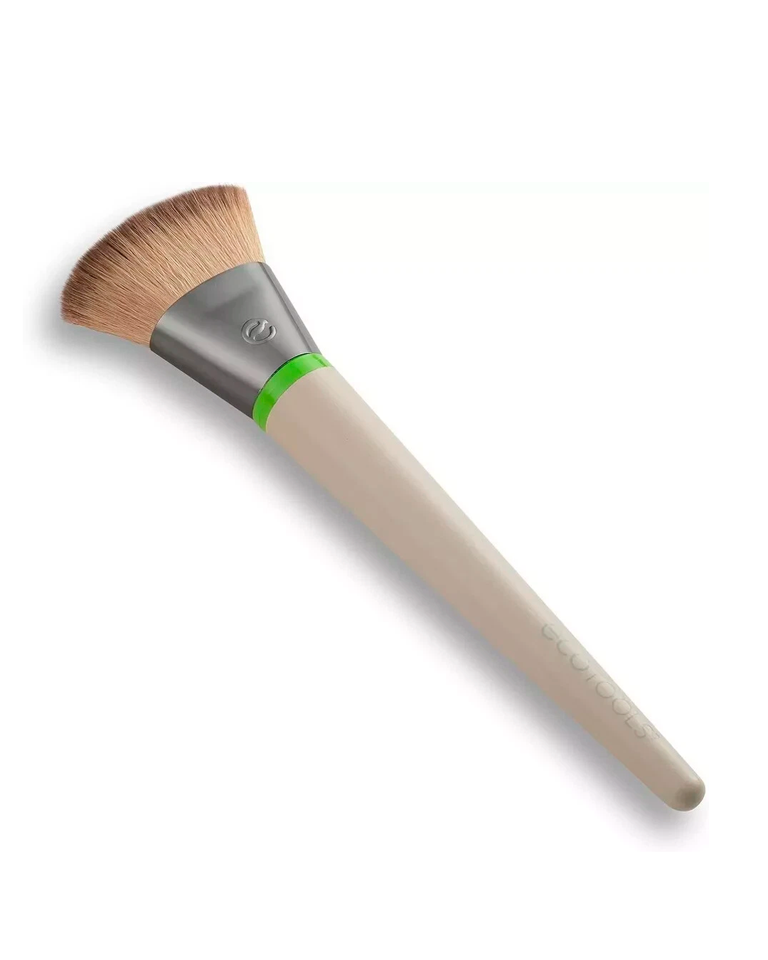 Interchangeable Flat Foundation Brush With Handle Make Up