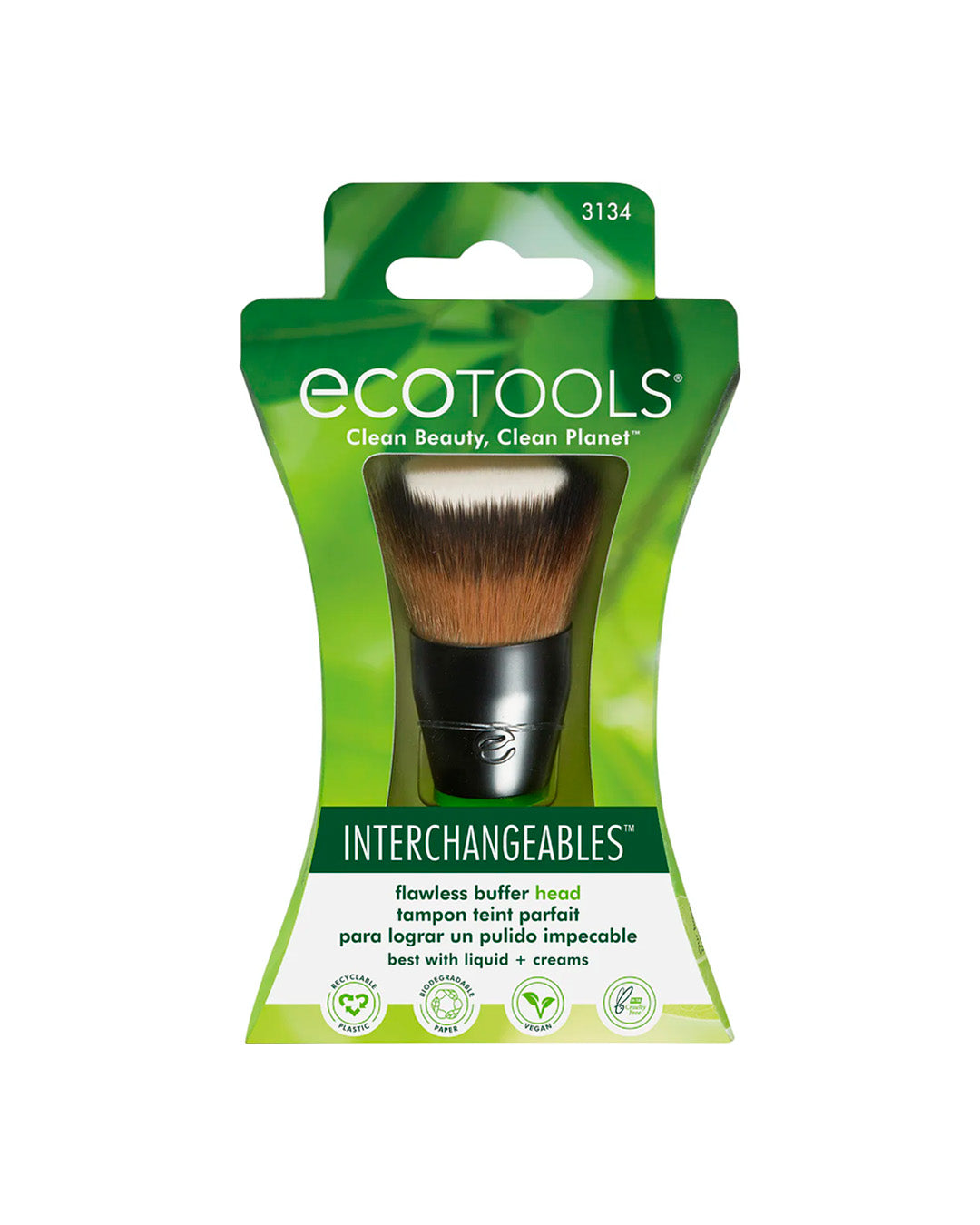 Interchangeable Flawless Buffer Makeup Brush Head