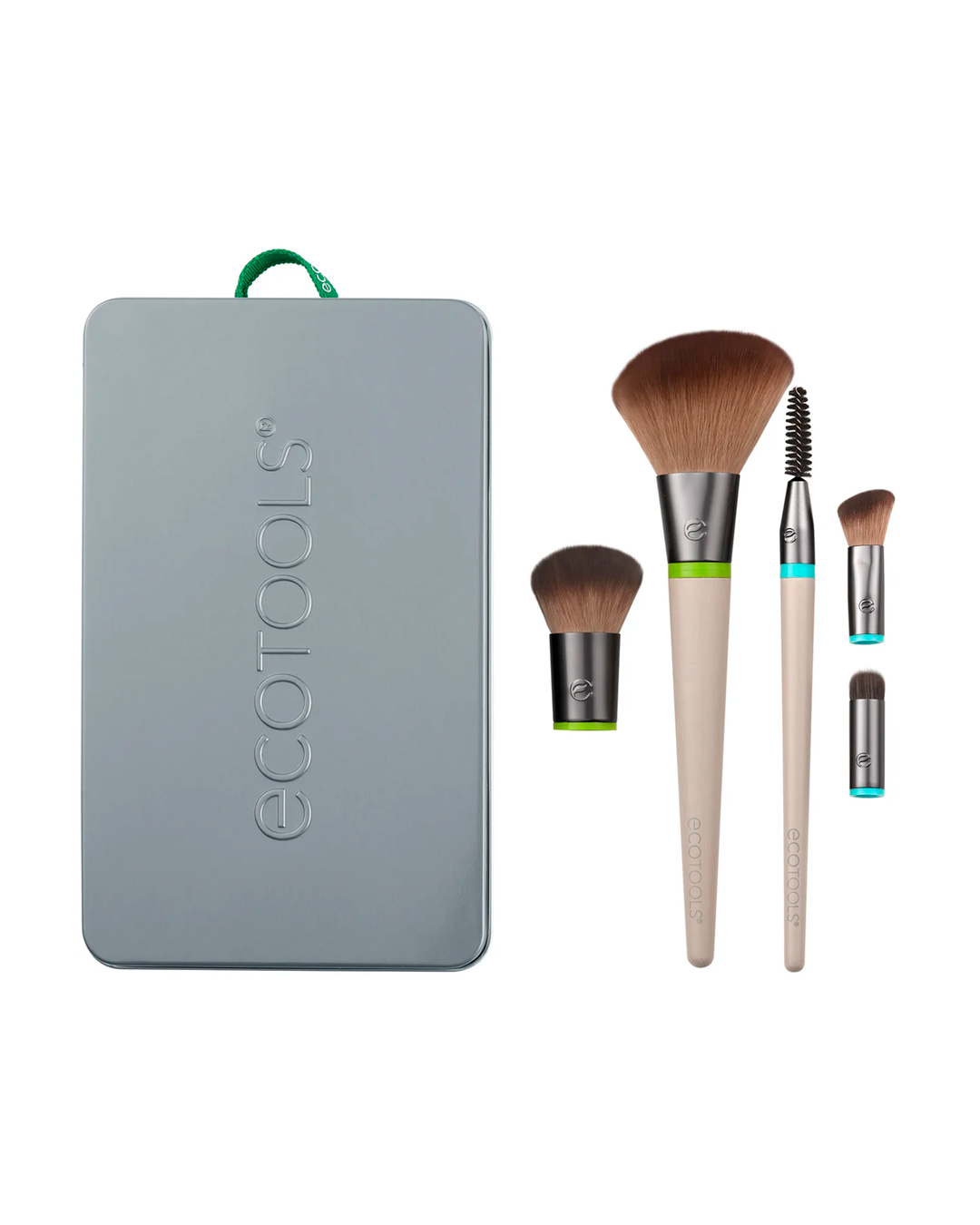 Interchangeable Daily Essentials Total Face Makeup Brush Kit